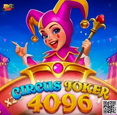 Circus Joker 4096 en Bb2 Bet México con temática de circo, Joker, rodillos y demo gratis